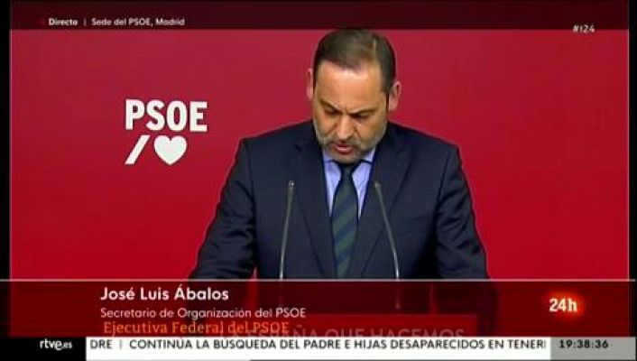 Informativo 24h - Ábalos desea "una pronta recuperación" a Ángel Gabilondo