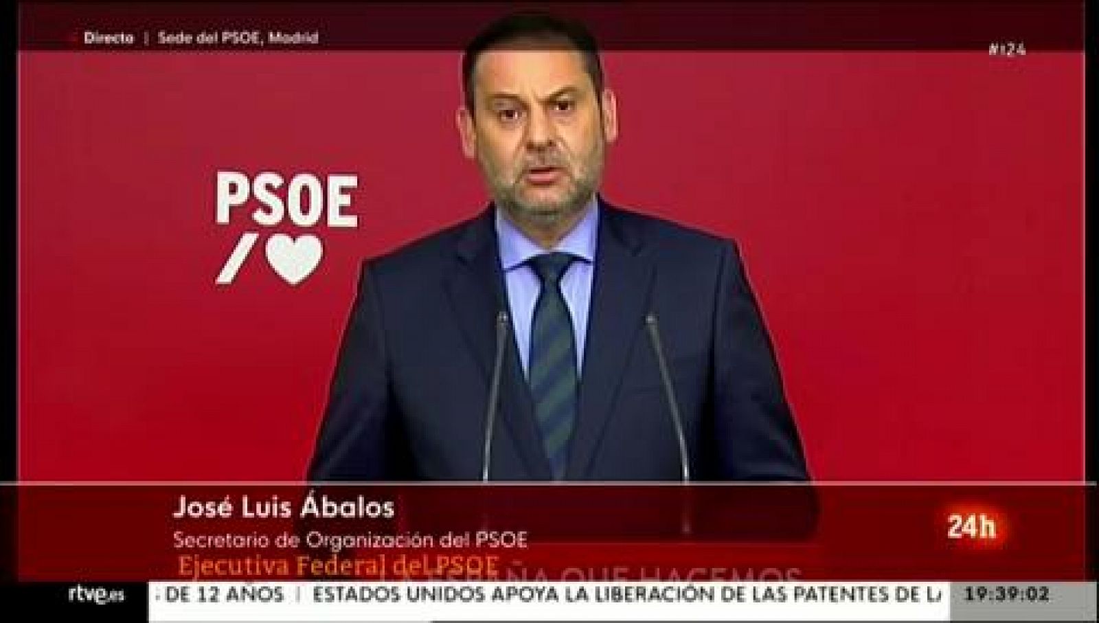 PSOE agradece a José Manuel Franco "su lealtad y compromiso"