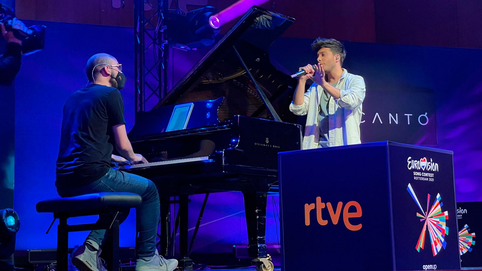 Eurovisin 2021 - Concierto acstico y rueda de prensa de despedida