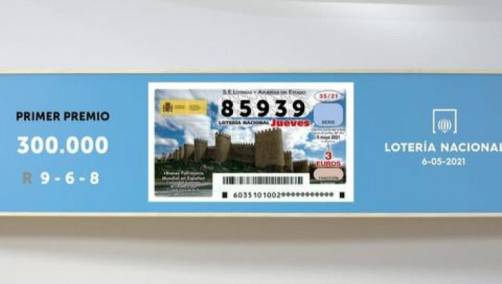 SELAE - Sorteo de la Lotería Nacional del 06/05/2021