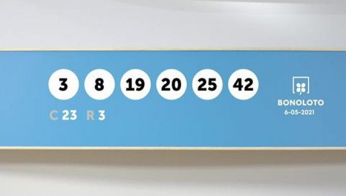 SELAE - Sorteo de la Lotería Bonoloto del 06/05/2021