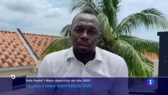 Telediario 1 - Nadal, de nuevo premio Laureus al mejor deportista del año