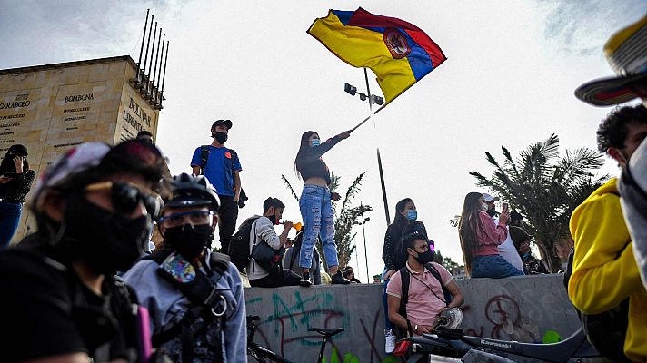 Informativo 24h - Los bloqueos en las protestas provocan problemas de abastecimiento en Colombia