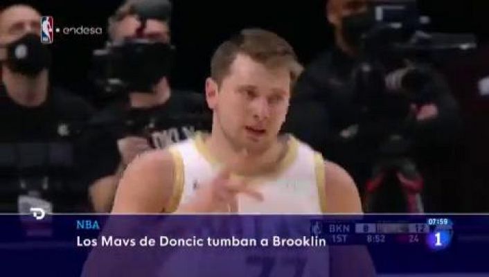 Doncic no puede con Irving pero guía a Dallas en su victoria ante los Nets