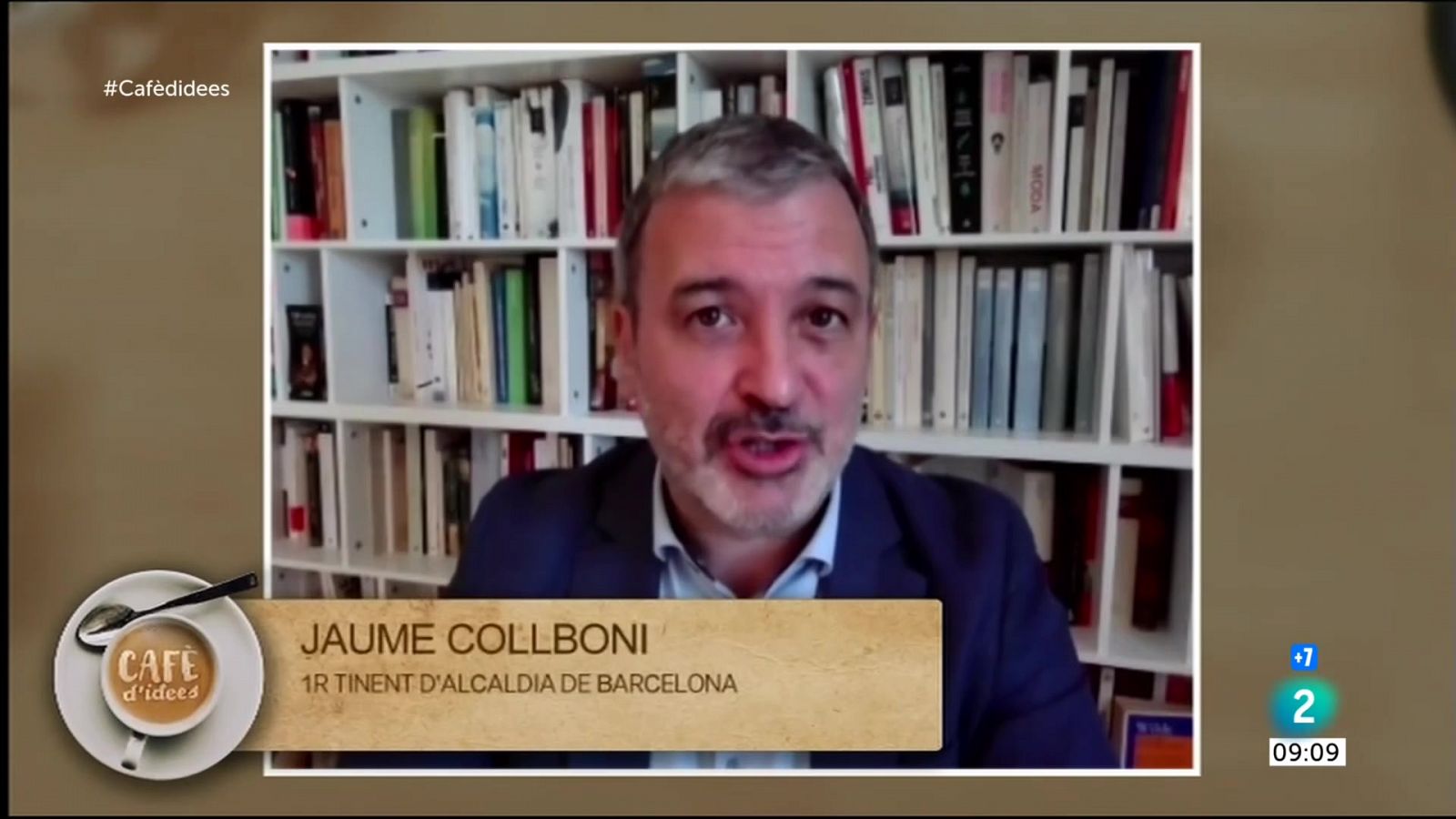 Cafè d'idees | Jaume Collboni: "El responsable de la gestió és la Generalitat" - RTVE Catalunya