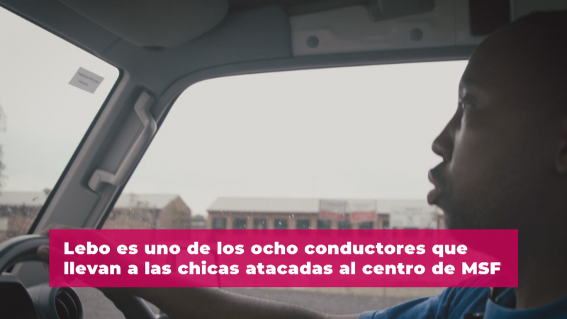 Los conductores de Médicos Sin Fronteras en Sudáfrica contra la violencia machista