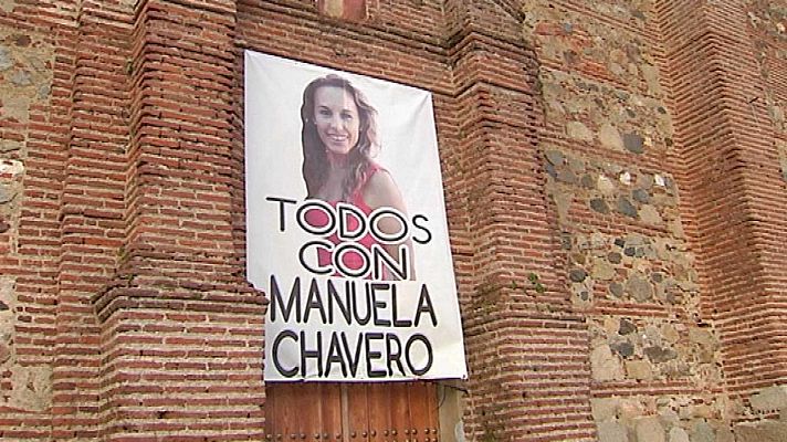 Telediario 1 - Momentos de tensión en la reconstrucción del acusado de matar a Manuela Chavero