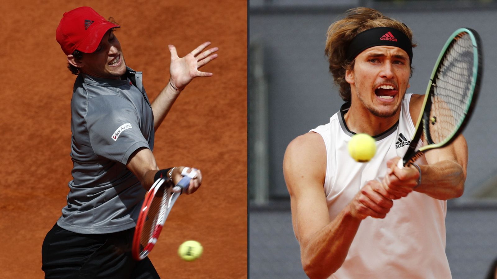 Tenis - ATP Mutua Madrid Open. 1ª Semifinal: Alexander Zverev - Dominic Thiem