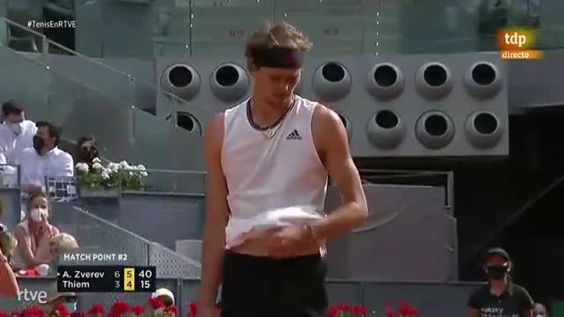 Zverev gana a Thiem y jugará la final del Madrid Open | Ver