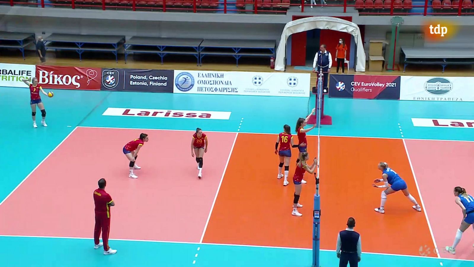 Voleibol - Clasificación Campeonato de Europa Femenino. 2ª jornada: España - Grecia - ver ahora