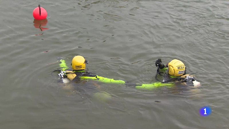 Segundo día de búsqueda en el río Ebro