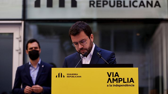 Telediario 1 - Las discrepancias entre ERC y Junts se agravan en Cataluña mientras se agota el plazo para evitar la repetición electoral