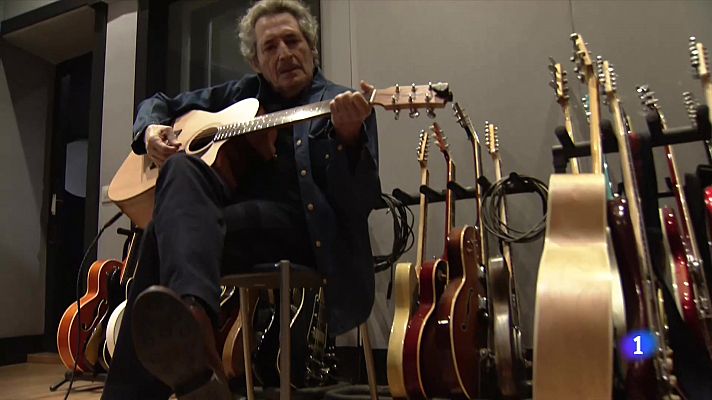Telediario 1 - Miguel Ríos presenta su nuevo disco: 'Un largo tiempo'