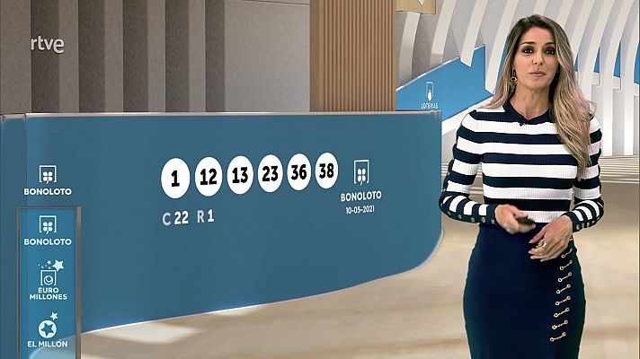 Loterías - Sorteo de la Bonoloto del 10/05/2021