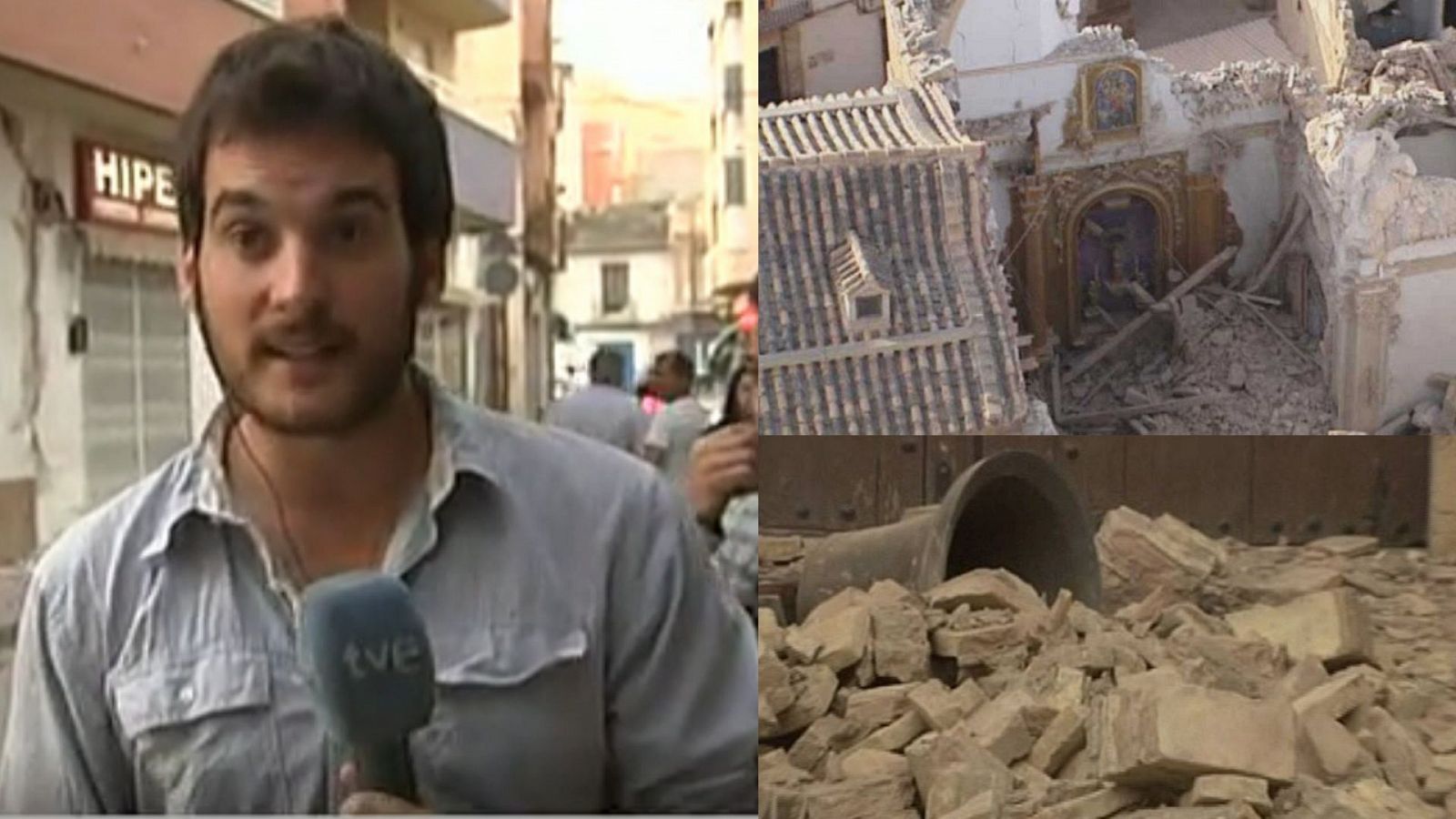 Hablamos con el reportero que vivió en directo el terremoto de Lorca