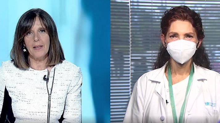 Telediario 1 - Esther Rey, jefa de enfermería del Hospital La Paz: "Hemos sentido rabia y miedo" ante los botellones