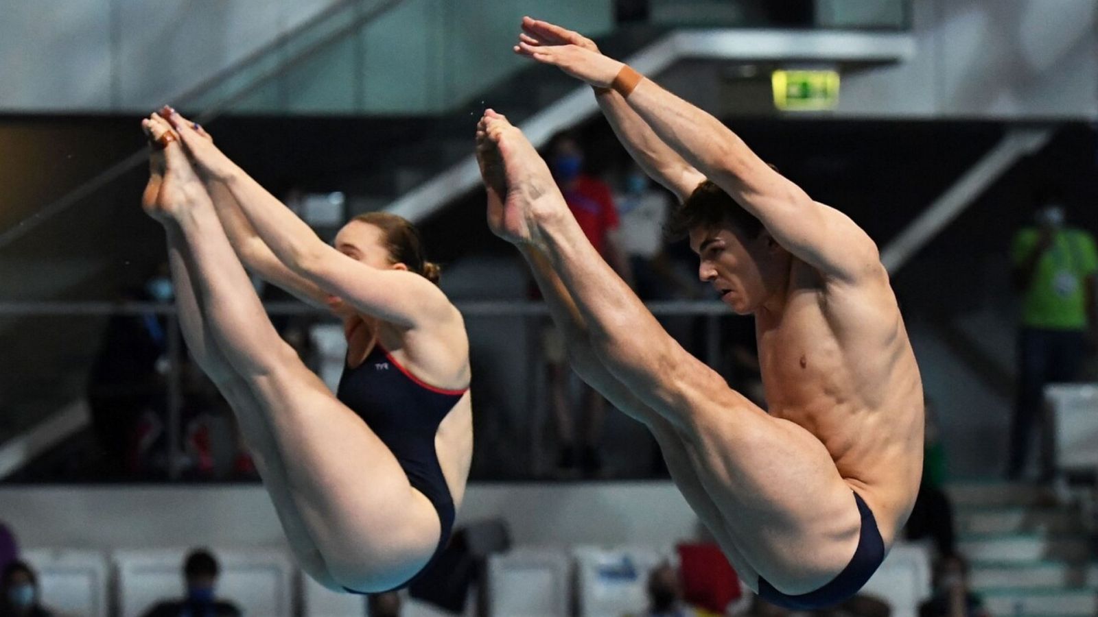 Natación Saltos - Campeonato de Europa. Final 3 m Sincronizados mixto