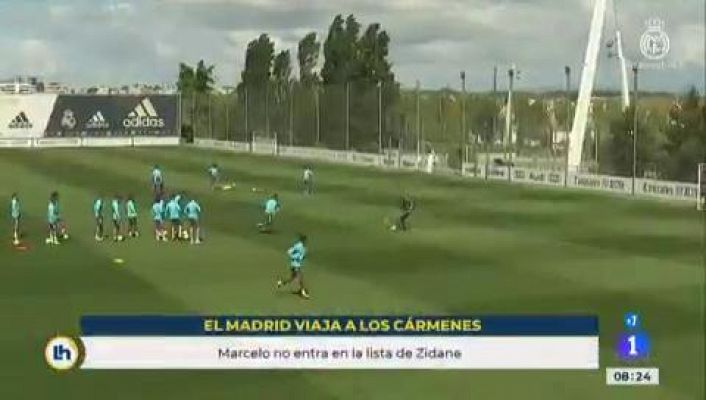 Telediario 1 - El Madrid afronta en duelo ante el Granada sin Marcelo
