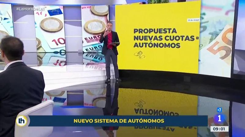 Así es la reforma de la cuota de los autónomos que propone el Gobierno - La hora de La 1 | Ver