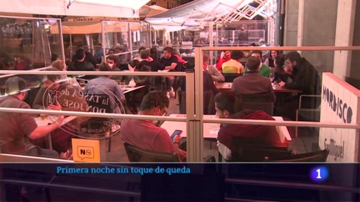 Telenavarra - Primera noche sin toque de queda