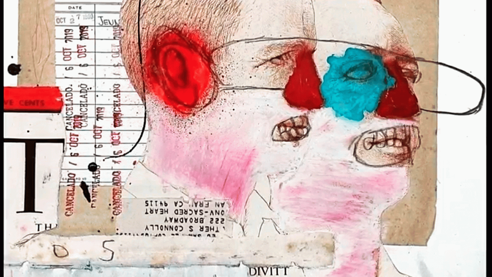 La aventura del saber Boek visual Alvaro Sanchez poesiavisual collage punk surrealismo arte #AventuraSaberBoekVisual