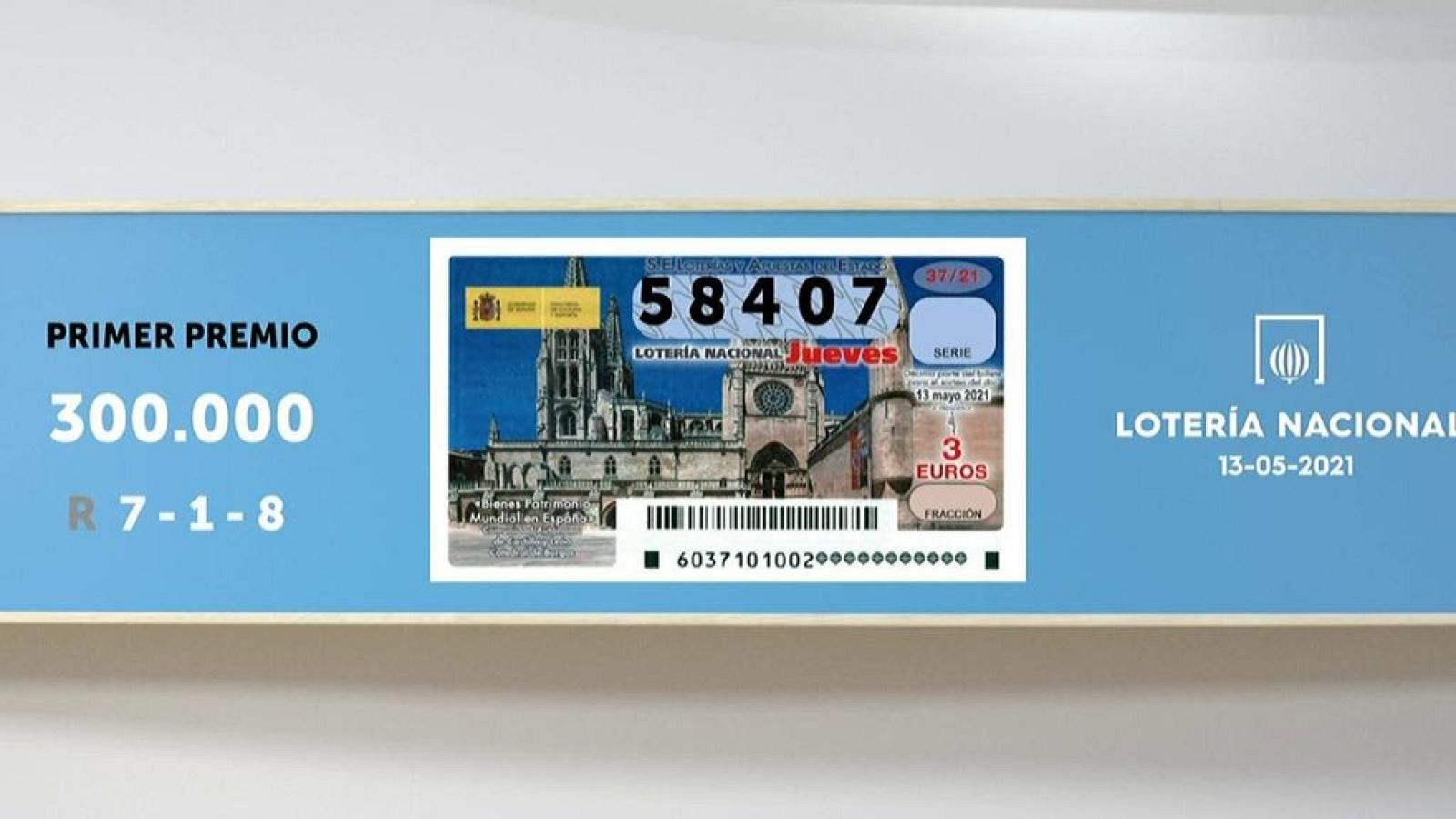 Sorteo de la Lotería Nacional del 13/05/2021 - Ver ahora