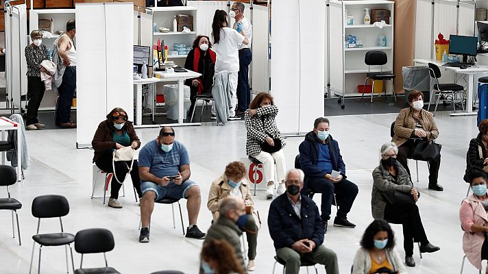 Telediario 1 - Siete comunidades comenzarán a vacunar en junio a los que tengan entre 40 y 49 años