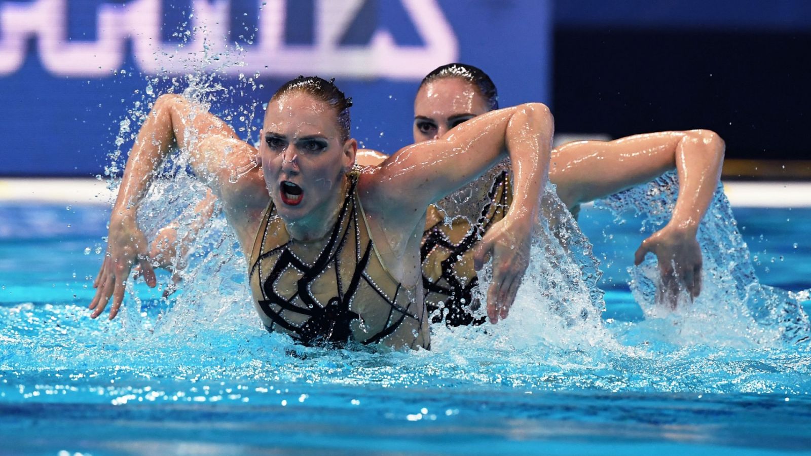 Natación artística - Campeonato de Europa. Final Dúos libre