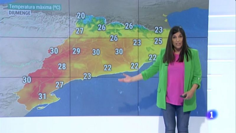 El Temps (14/05/2021) - Poc sol, molts núvols i molta calor