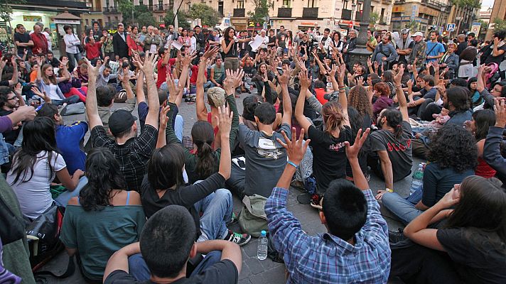Telediario 1 - ¿Qué ha sido de los líderes políticos que salieron del 15M?