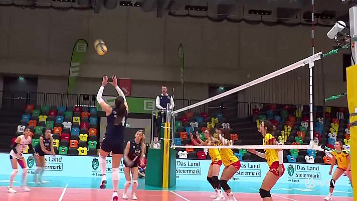 Voleibol - Clasif.Campeonato Europa femenino 5ª jornada España - Grecia