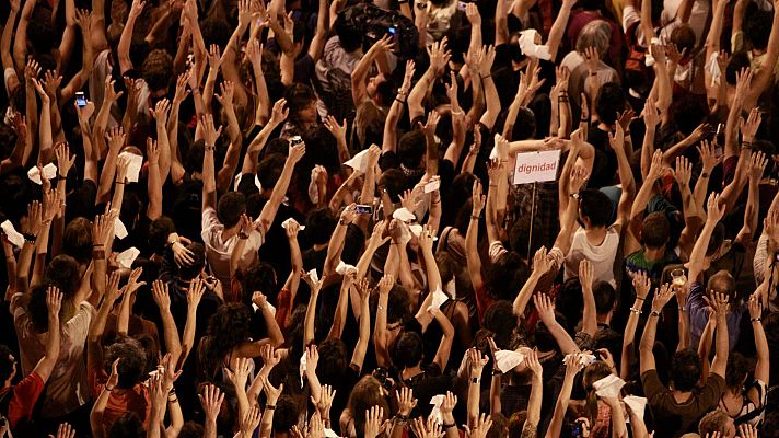 Telediario 1 - Diez años del 15M: el clamor de las protestas que llenaron las calles
