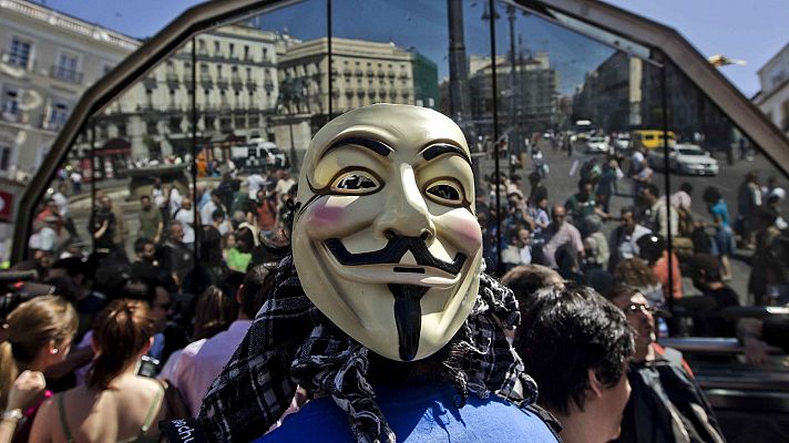 Telediario 1 - Los líderes sociales que hicieron posible el 15M rememoran el movimiento en su décimo aniversario