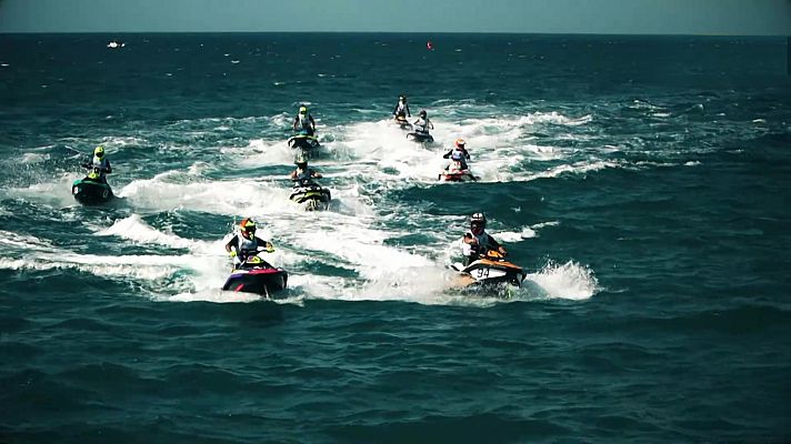 Campeonato de España motos de agua.