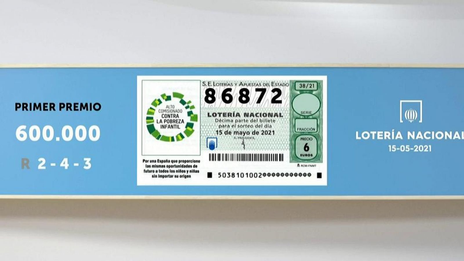 Sorteo De La Lotería Nacional Del 15 05 2021