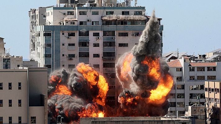Nueva jornada de intercambio de bombardeos en Gaza