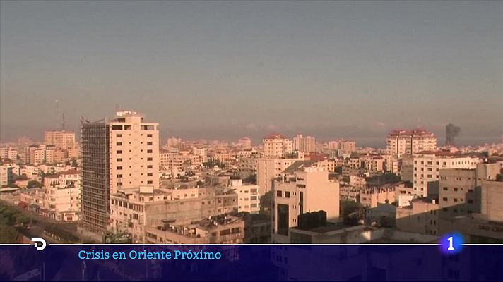 Telediario 1 - Mueren 10 miembros de una misma familia, 8 de ellos niños, en un bombardeo israelí sobre Gaza