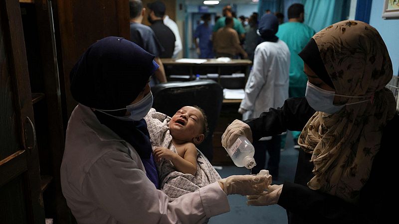 Un bebé de seis meses, único superviviente de un bombardeo israelí
