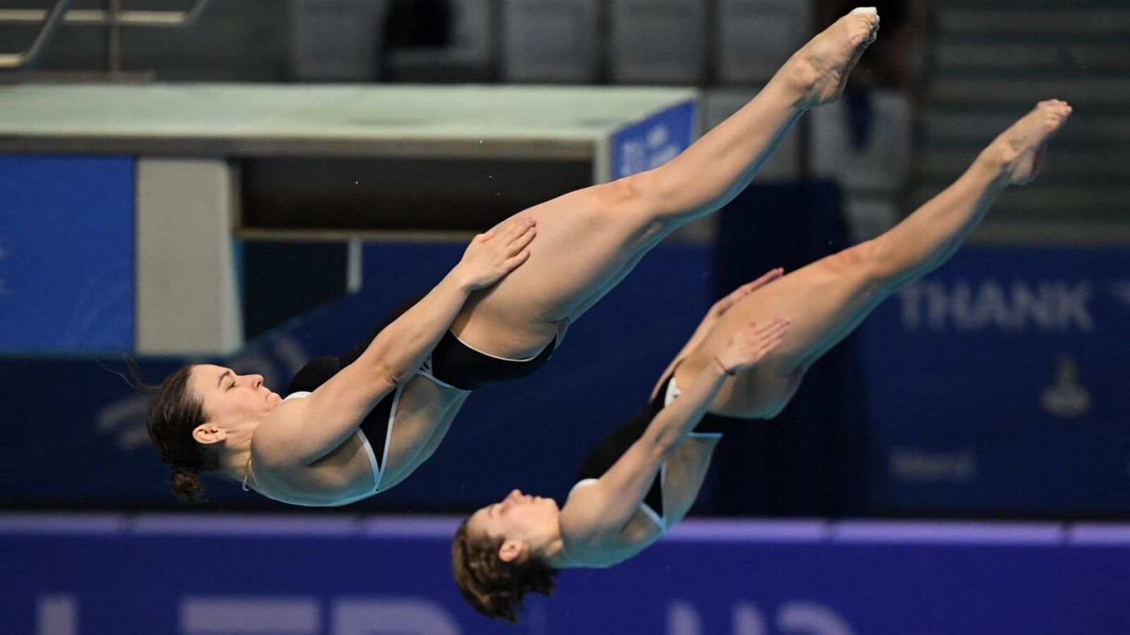 Natación Saltos - Campeonato de Europa. Final 3 m sincronizados femenino