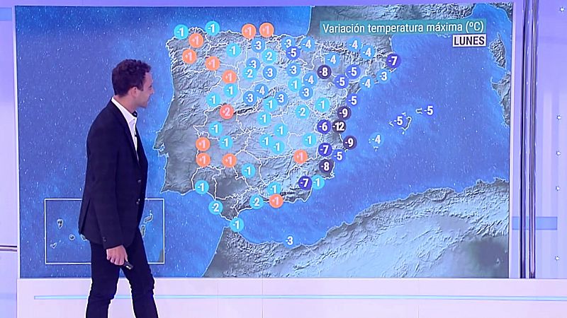 Temperaturas significativamente altas en el tercio sur peninsular y el área mediterránea. Intervalos de viento fuerte en Canarias - ver ahora