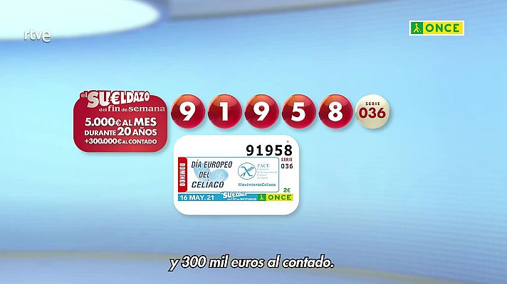 Sorteos ONCE - Sorteo ONCE - 16/05/21