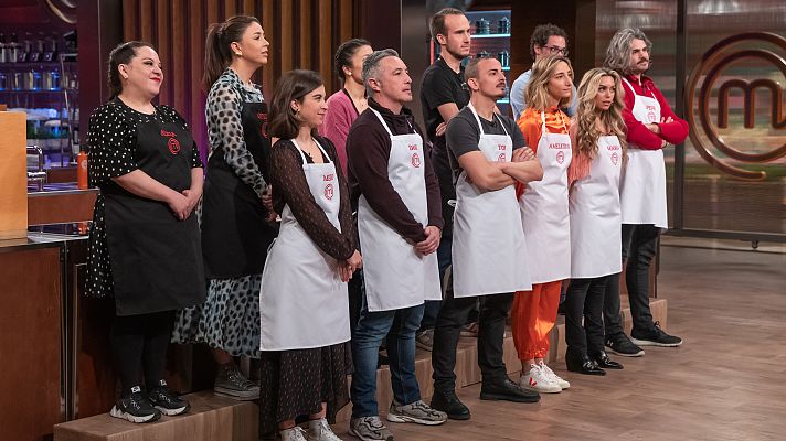 MasterChef - Primera prueba de eliminación de María con delantal blanco