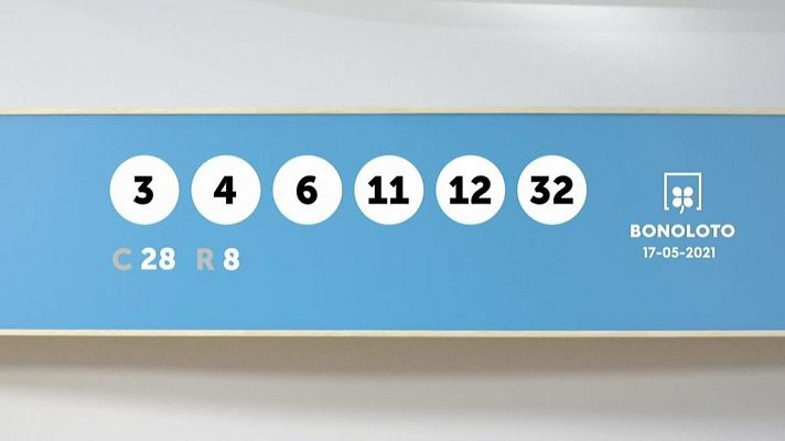 SELAE - Sorteo de la Lotería Bonoloto del 17/05/2021