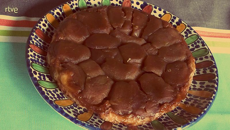 Paloma San Basilio nos ensea la receta de la tarta Tatin