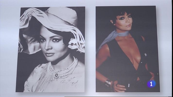 Noticias de Castilla-La Mancha - Dos de las fotografías que se pueden ver en el Museo Sara Montiel de Campo de Criptana