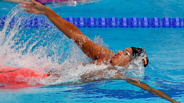 Natación - Hugo González, bronce en los 50 espalda en una supercarrera