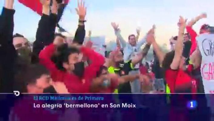 Telediario 1 - Mallorca celebra su vuelta a Primera un año después