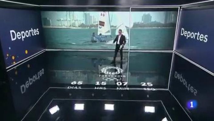 Telediario 1 - Jordi Xammar, de campeón de vela a héroe inesperado