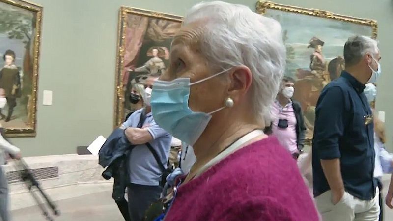 Día de los Museos: la emoción de Josefa al ver 'Las Meninas' por primera vez a los 92 años