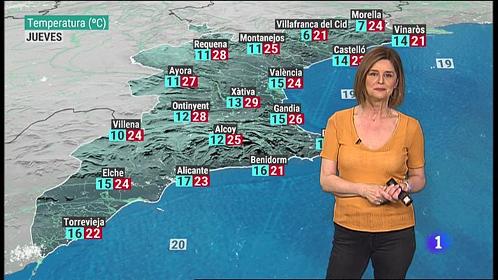 El tiempo en la Comunitat Valenciana - 19/05/21